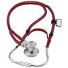 MDF Instruments, Sprague-XRedesigned Sprague Rappaport Stethoscope with Adult, Pediatric, and Infant convertible chestpiece, Burgundy, MDF767X-17 view 1