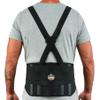 Ergodyne ProFlex 1600 Back Support Brace, 9" Extended Support, High Cut Front For Mobility, Small,Black view 1