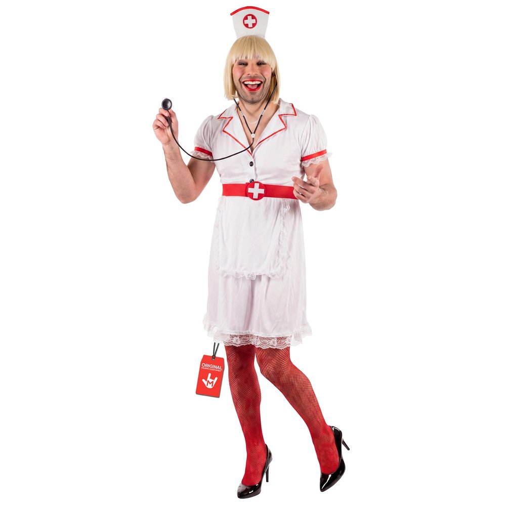 Fun Shack, Nurse Outfit Men, Halloween Costumes for Men, XL