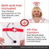 Fun Shack, Nurse Outfit Men, Halloween Costumes for Men, XL view 3