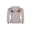 Maverick Vinales,FULL ZIP HOODIE,DONNA,MEL. GREY,XS view 2