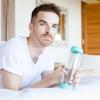 VitaJuwel inu! CRYSTAL ocean blue | The Original DIY Crystal Water Bottle with Clear Quartz view 4