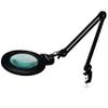 Neatfi XL Bifocal LED Magnifying Lamp, 18cm Acrylic Lens | Adjustable Arm, Hands-Free Close Work | Crafting, Jewelry & Reading (Black, Non-CCT with Clamp) view 1