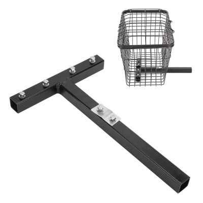 Mobility Scooter Push Pit Kit, Basket Holder & Mounting Bracket with Assembly Screws for Enhanced Load-Bearing Capacity, Replacement Accessory for Electric Wheelchairs