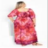 Avenue Women's Plus Size Summer Maxi Island Tie Casual Dress, Sunset Escape, 26-28 view 3