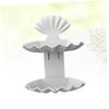Alipis 2pcs Shell Shape Soap Dish Holder Wall Mounted Double Plastic Soap Storage Rack for Bathroom Kitchen Shower Caddy view 2