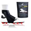 Empowerband Football Ankle Support And Protection - Lighter Faster Stronger Than Traditional Tapes & Braces (Black, XS, Mens UK Boot Size 2-3) view 1