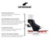 Empowerband Football Ankle Support And Protection - Lighter Faster Stronger Than Traditional Tapes & Braces (Black, XS, Mens UK Boot Size 2-3) view 3