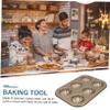 ABOOFAN Non-Stick Cake Mold Made of Sturdy Carbon Steel with Golden Shell Shape, Food Contact Safe Baking Tool for Party Preparation and Home Baking view 2