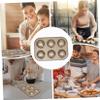 ABOOFAN Non-Stick Cake Mold Made of Sturdy Carbon Steel with Golden Shell Shape, Food Contact Safe Baking Tool for Party Preparation and Home Baking view 4
