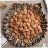 Zerodeko Resin Dried Fruit Tray Serving Tray and Snack Plate for Storage Plates Use as Simulation Plants for Home Decoration and Displaying Sunflower Themed Dried Fruits view 3