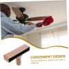 minkissy 4pcs Ceiling Fan Cleaner Duster for Home Hanging Fan Cleaning Brush Vacuum Attachment Tool Furniture Cleaning Brush Long Reach view 3