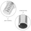 Broom Handle Connector 2pcs American Thread Stainless Steel Adapter view 3