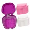 ORFOFE 3pcs Denture Storage Box Denture Box Case for False Teeth Random Color view 1