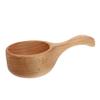 ABOOFAN Beech Wood Bath Sauna Ladle with Sturdy Handle and Smooth Finish view 1