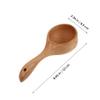 ABOOFAN Beech Wood Bath Sauna Ladle with Sturdy Handle and Smooth Finish view 2